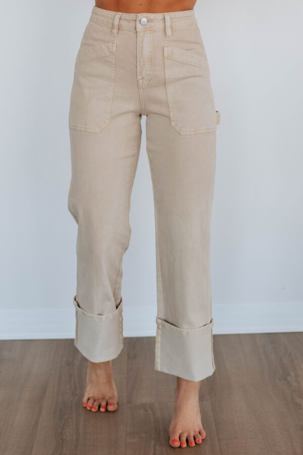 Erin Risen Jeans - Khaki - Image 4