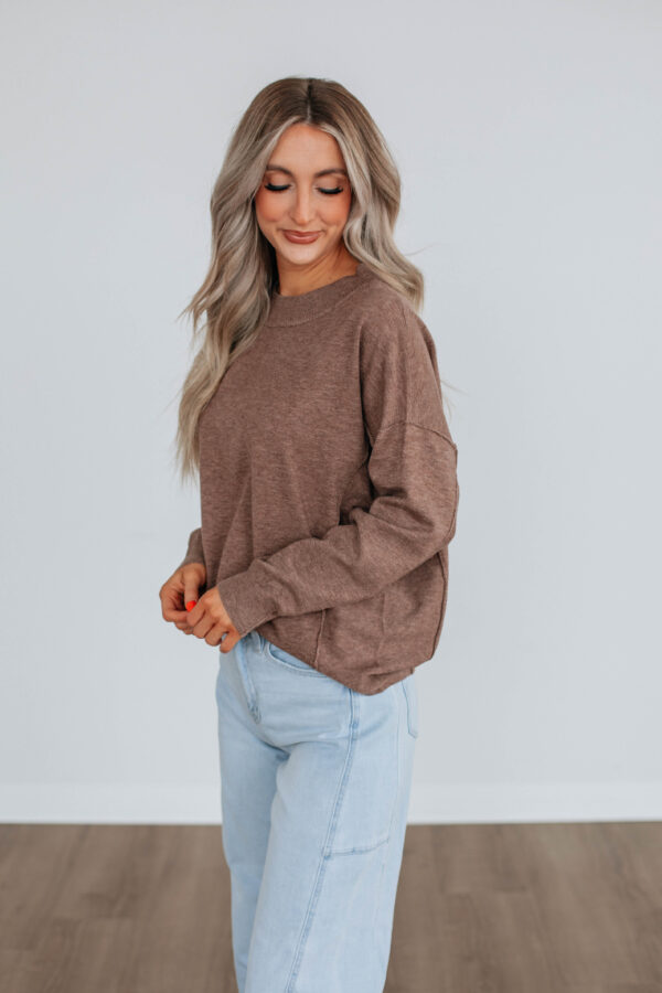 Loriella Sweater - Mocha - Image 2