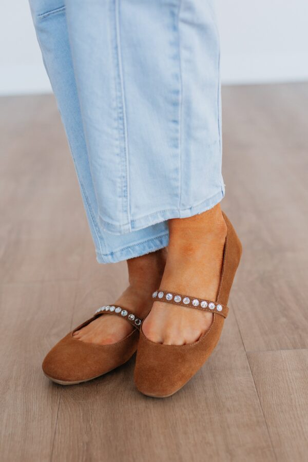 Setting Things Straight Ballet Flats - Mocha - Image 6