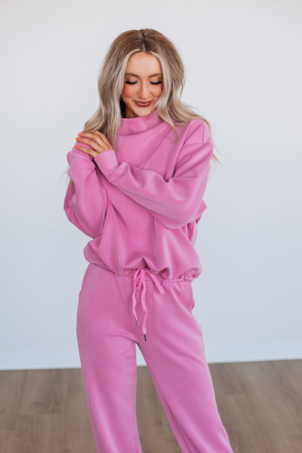 Teleri Lounge Top - Bubblegum - Image 2