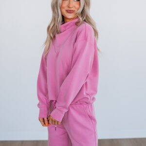 Teleri Lounge Top - Bubblegum