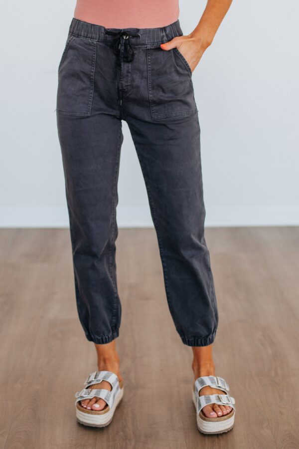 Drea Mica Joggers - Vintage Black - Image 2