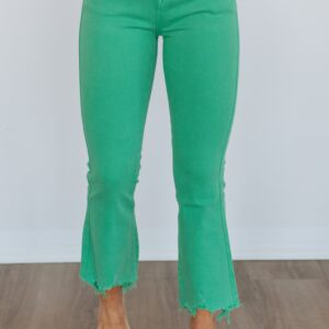 Emberly Mica Jeans - Shamrock