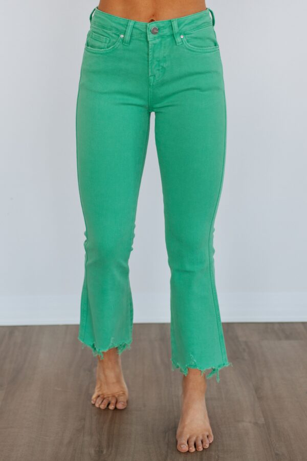 Emberly Mica Jeans - Shamrock - Image 5