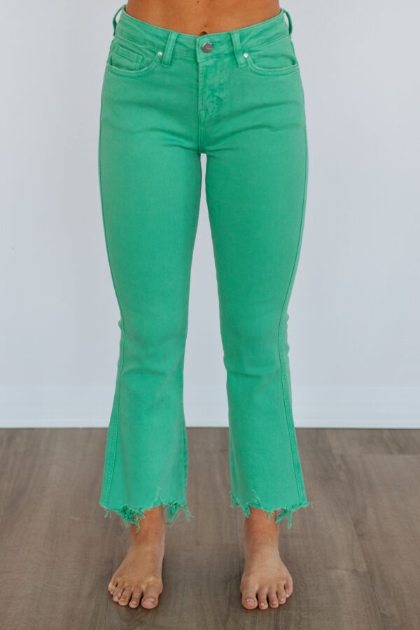Emberly Mica Jeans - Shamrock - Image 3