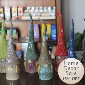 Handmade Ceramic Garden Gnomes- Female