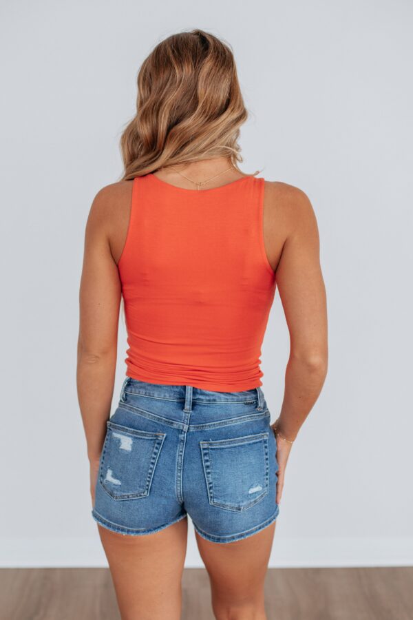 Ariel Basic Tank - Coral - Image 5