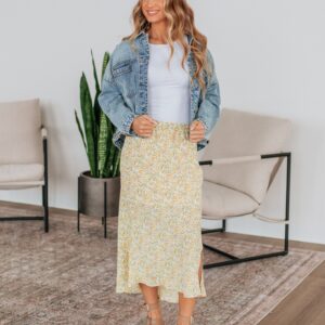 Posey Floral Skirt - Marigold Mix