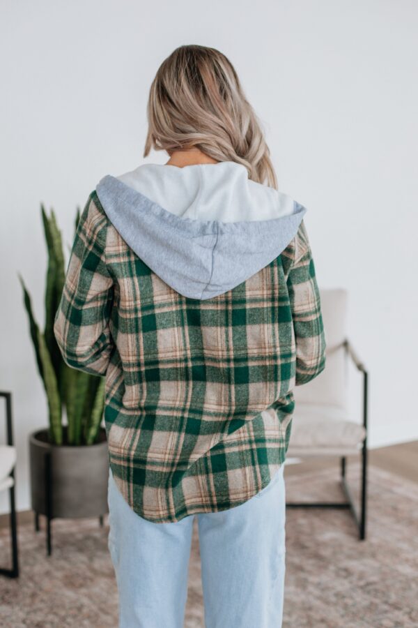 Jeremiah Flannel Shacket - Pine Mix - Image 5
