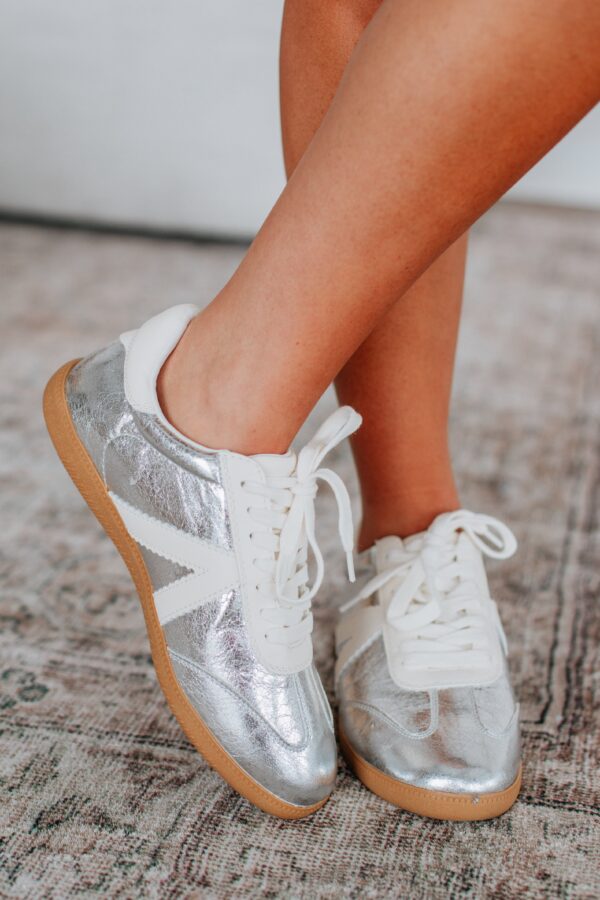 Can't Be Bothered Sneakers - Silver - Image 2