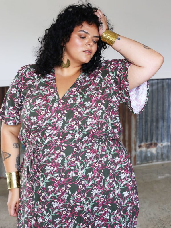 Hadley Maxi Wrap Dress //Rokewood Print - Image 8