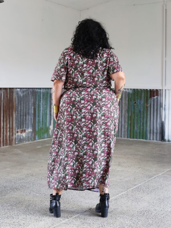 Hadley Maxi Wrap Dress //Rokewood Print - Image 4