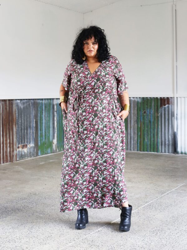 Hadley Maxi Wrap Dress //Rokewood Print - Image 5
