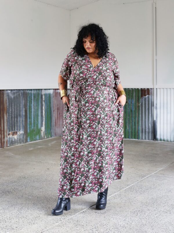 Hadley Maxi Wrap Dress //Rokewood Print - Image 7