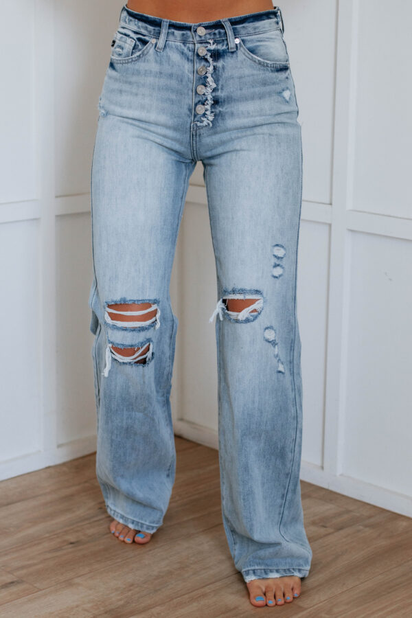 Isabelle KanCan Jeans - Light Wash - Image 3