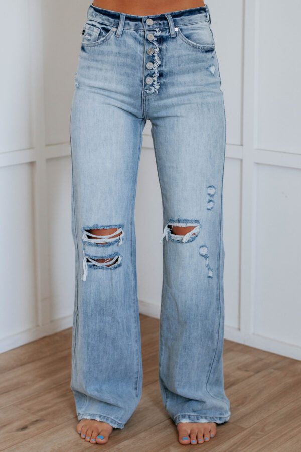 Isabelle KanCan Jeans - Light Wash - Image 4