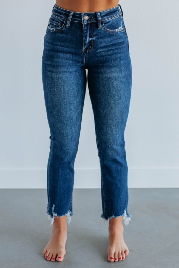 Bella Vervet Jeans - Dark Wash - Image 3