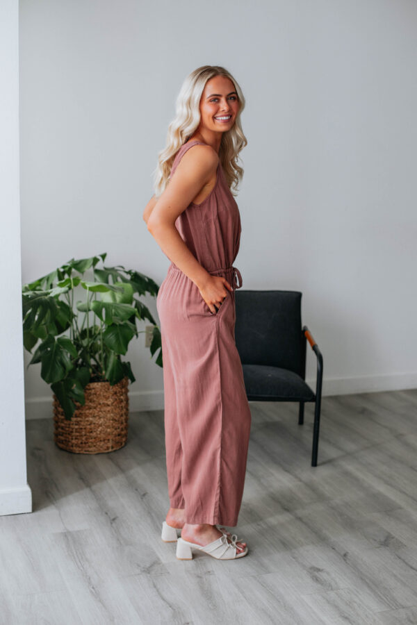 Keren Jumpsuit - Dusty Mauve - Image 2