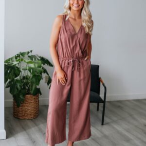 Keren Jumpsuit - Dusty Mauve