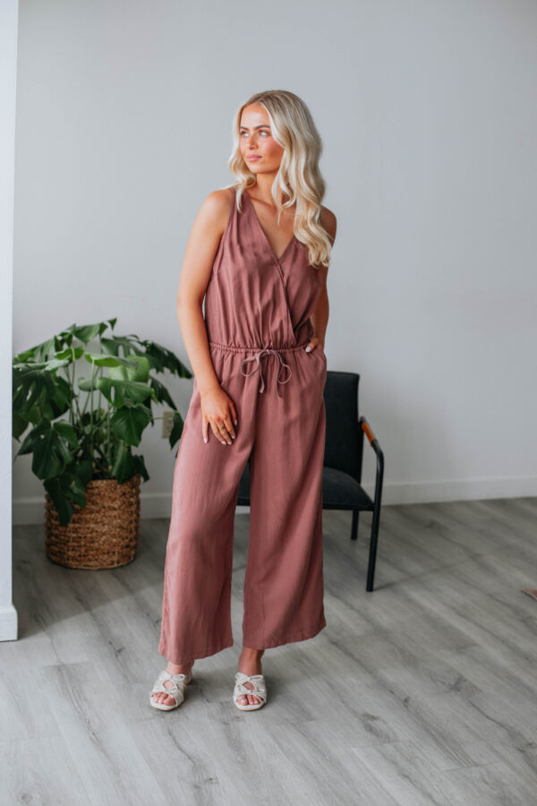 Keren Jumpsuit - Dusty Mauve - Image 5