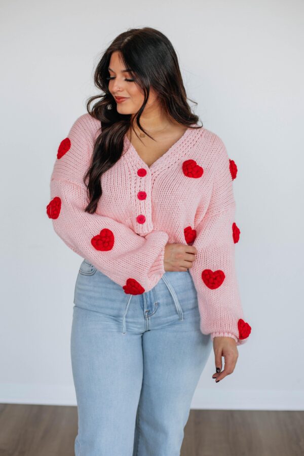 Lilia Cardigan - Blush - Image 4
