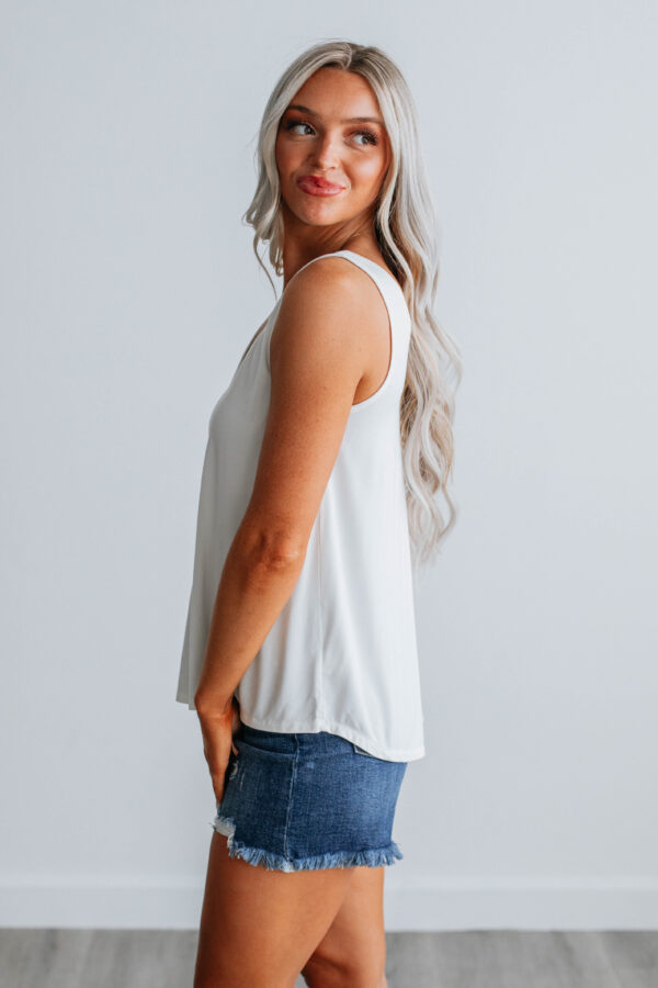 Linley Basic Tank - Ivory - Image 3