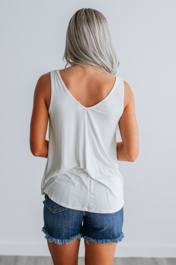 Linley Basic Tank - Ivory - Image 4