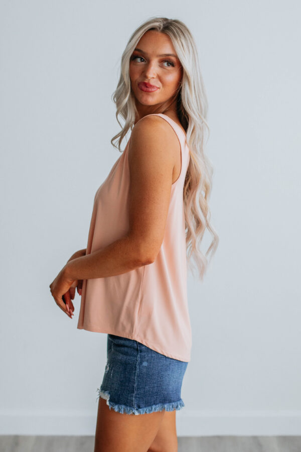 Linley Basic Tank - Peach - Image 3
