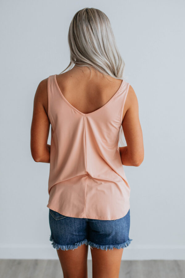 Linley Basic Tank - Peach - Image 4