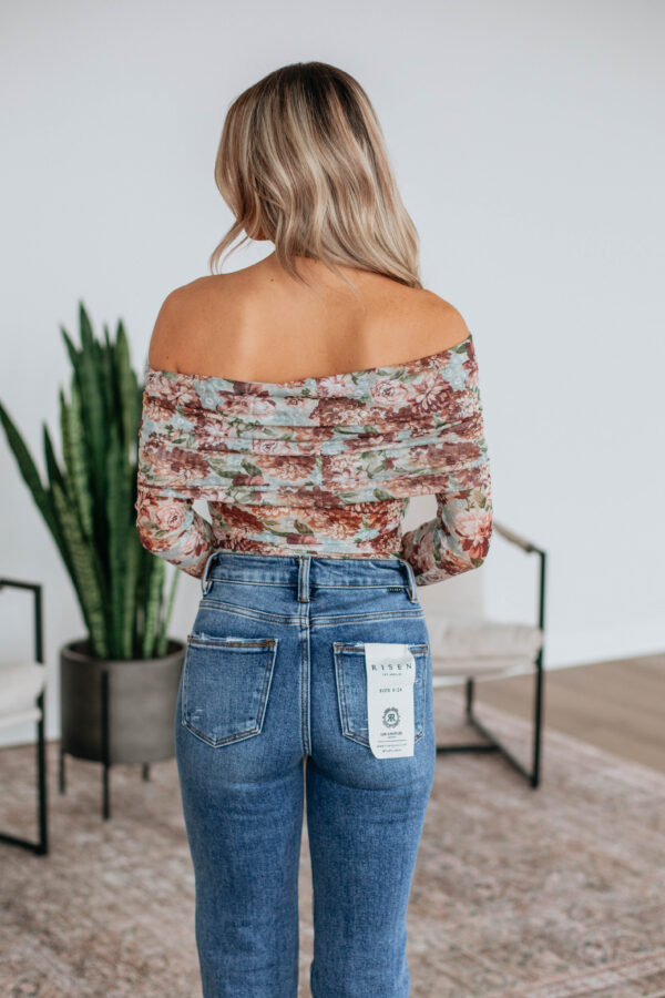 Lorelei Floral Mesh Bodysuit - Image 5