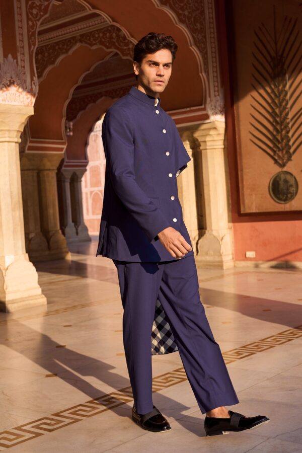 Draped Panel Blazer - Image 10