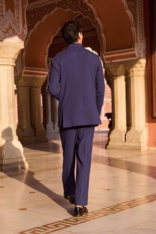 Draped Panel Blazer - Image 4