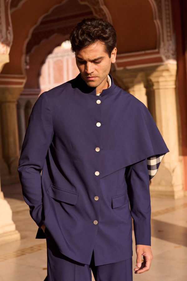 Draped Panel Blazer - Image 16