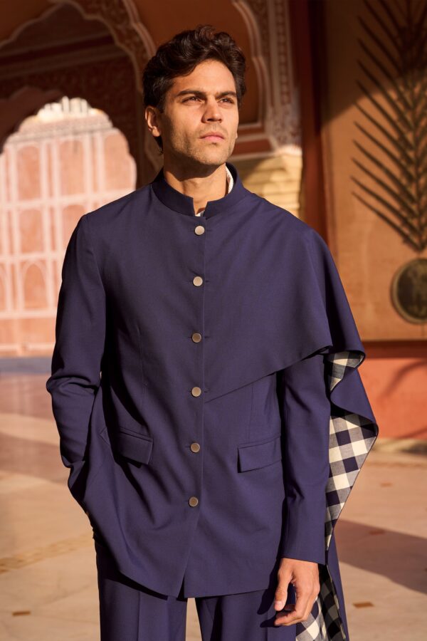 Draped Panel Blazer - Image 11