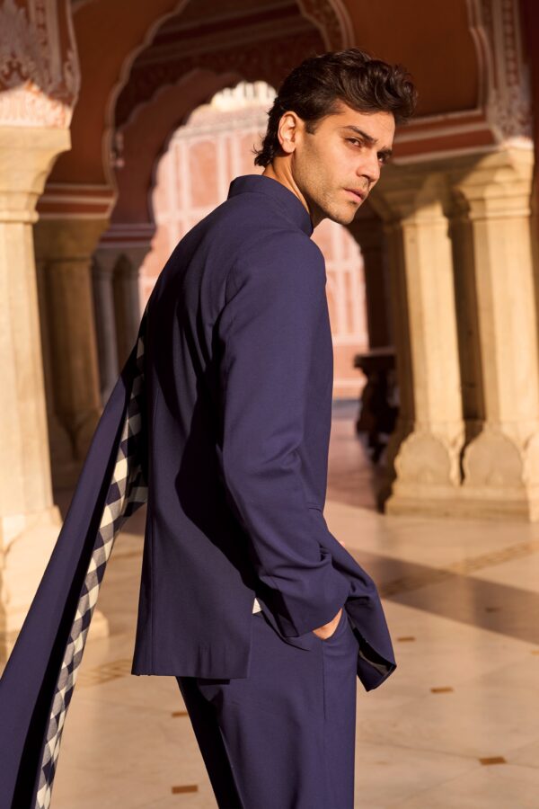 Draped Panel Blazer - Image 15