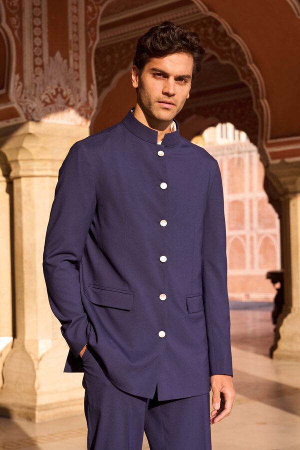 Draped Panel Blazer - Image 14