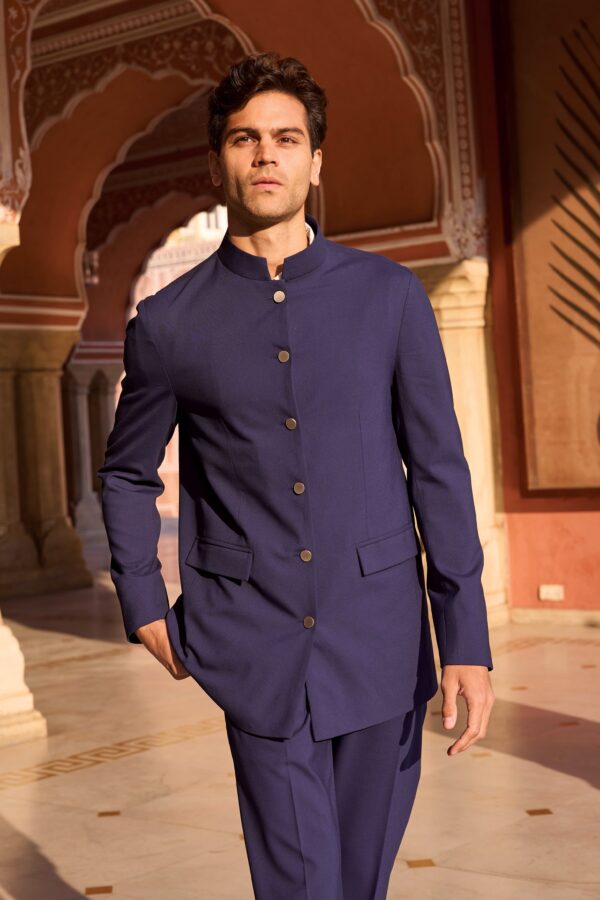 Draped Panel Blazer - Image 13