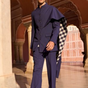 Straight Navy Pant