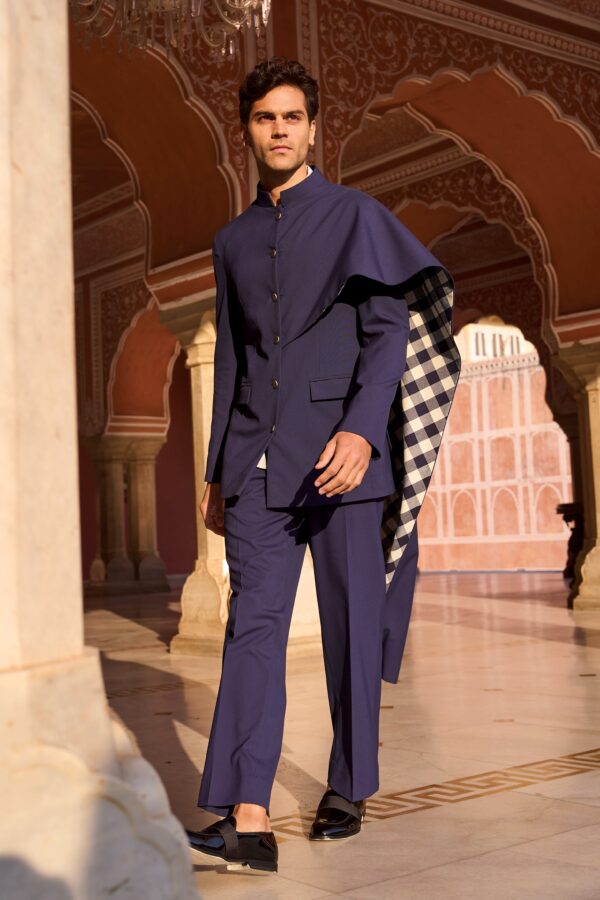 Straight Navy Pant