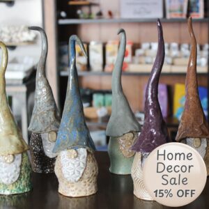 Handmade Ceramic Garden Gnomes- Males