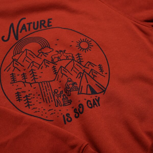 Nature Is So Gay | Pullover Sweatshirt - Image 3