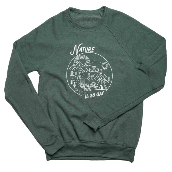 Nature Is So Gay | Pullover Sweatshirt - Image 2