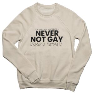 Never Not Gay | Pullover Sweatshirt