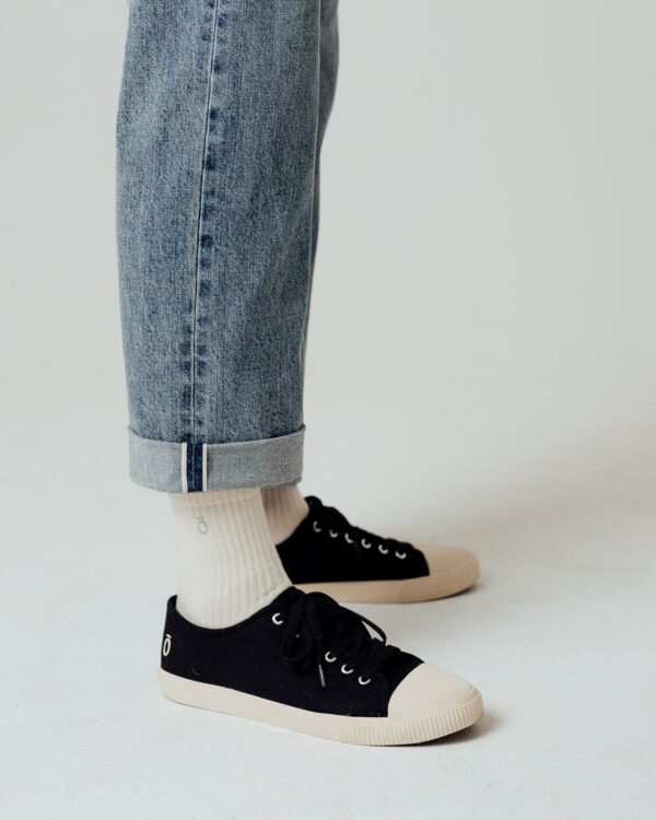 Noskin Shell-Toe Black Sneaker - Image 5