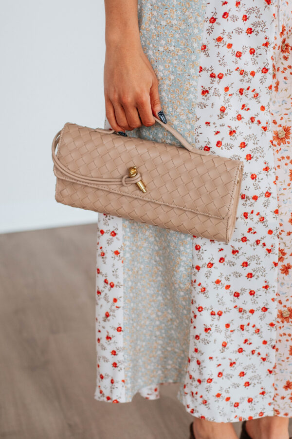 Asha Clutch Crossbody - Nude - Image 3