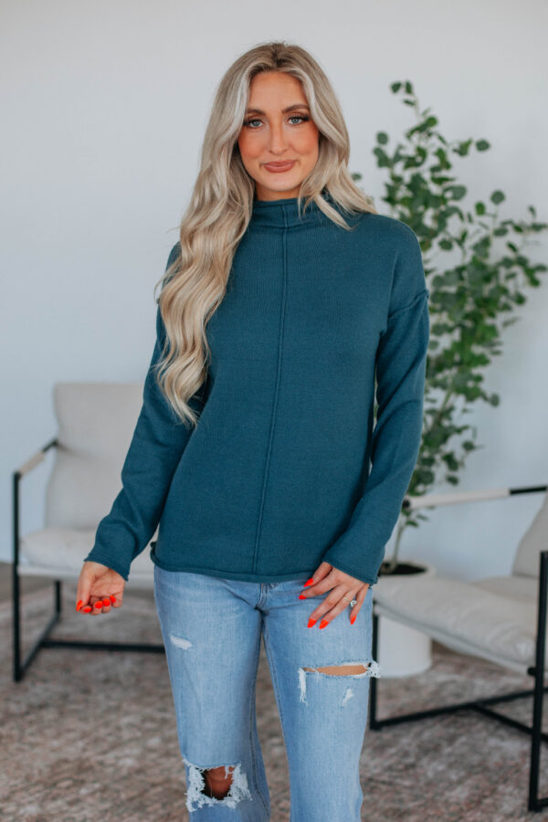 Olivette Sweater - Peacock - Image 7