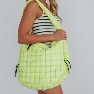On DND Quilted Bag - Lime