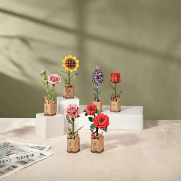 3D Wooden Flower Puzzles - Image 28