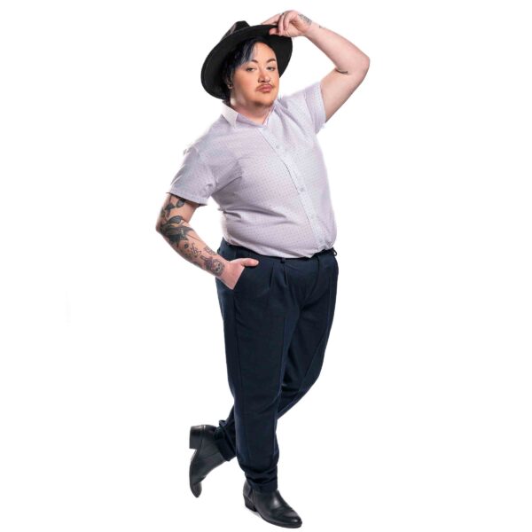 Pleated Slim Pant - Image 2