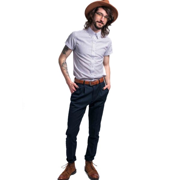 Pleated Slim Pant - Image 3
